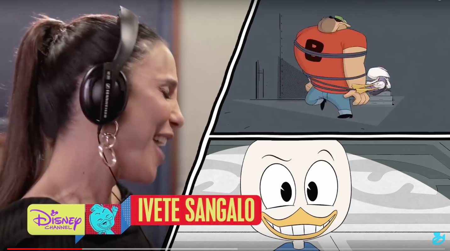 ASSISTA: IVETE SANGALO CANTA TEMA DE DUCKTALES EM PORTUGUÊS E ESPANHOL