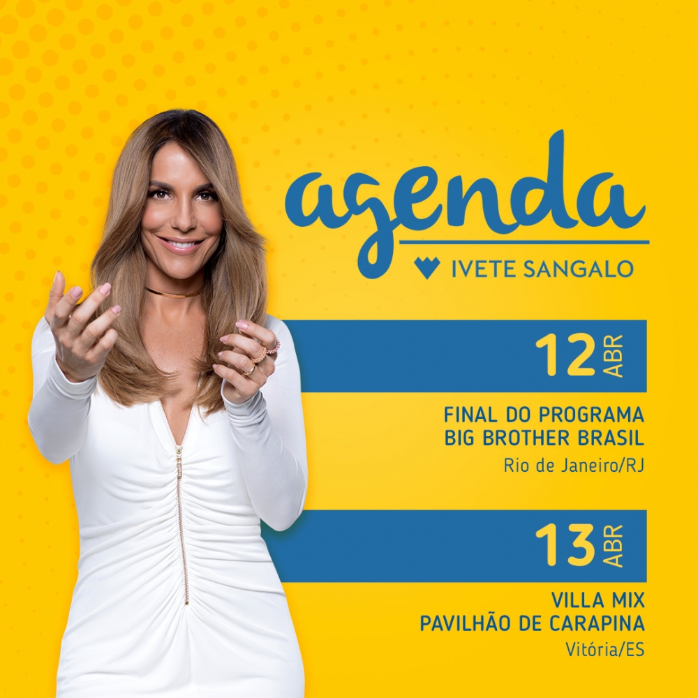 IVETE SANGALO SE APRESENTA NA FINAL DO BBB 19 E NO VILLA MIX FESTIVAL VITÓRIA