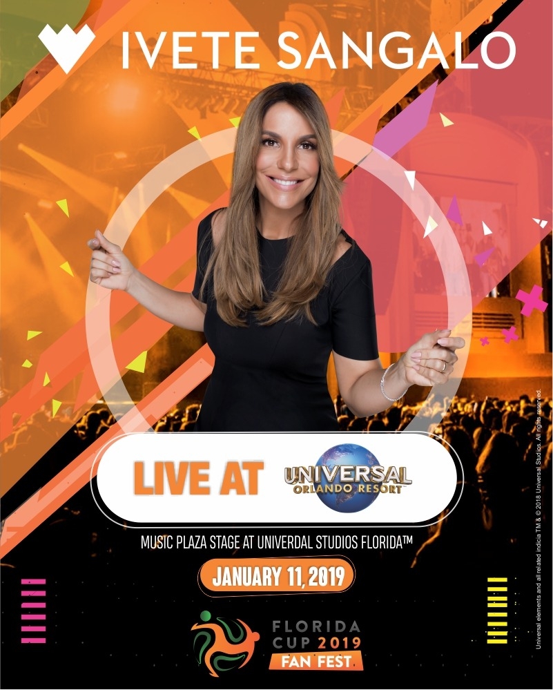 UNIVERSAL ORLANDO RESORT SERÁ PALCO DE SHOW DE IVETE SANGALO