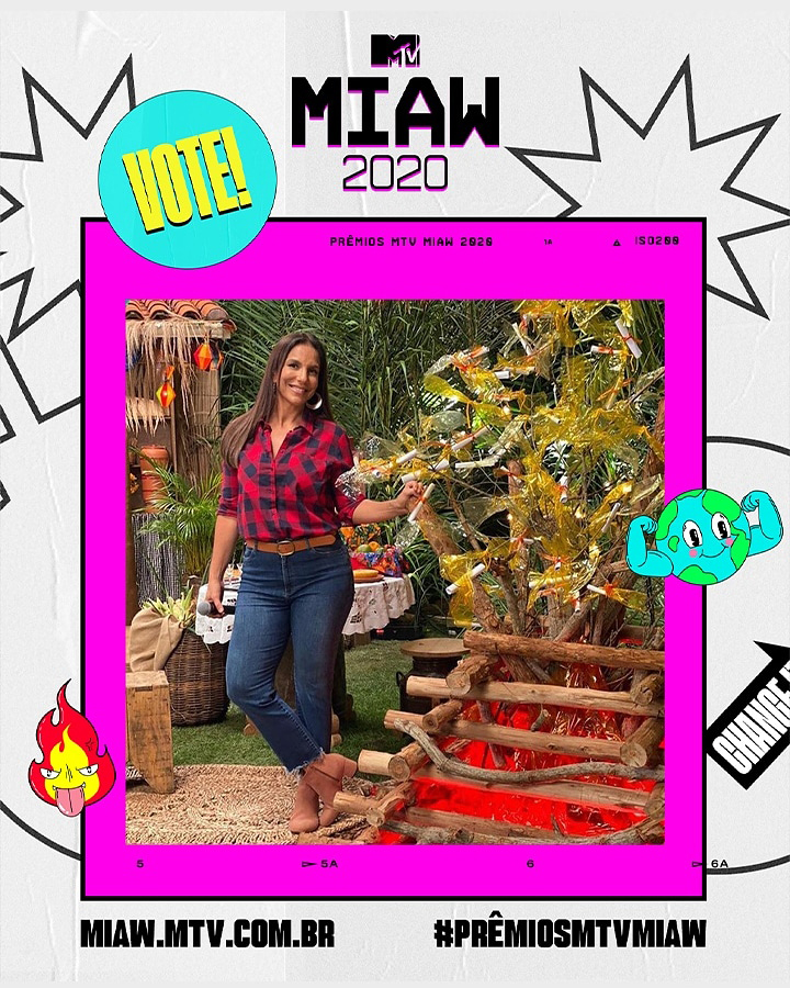 Ivete Sangalo concorre ao MTV MIAW 2020 na categoria Live das Lives