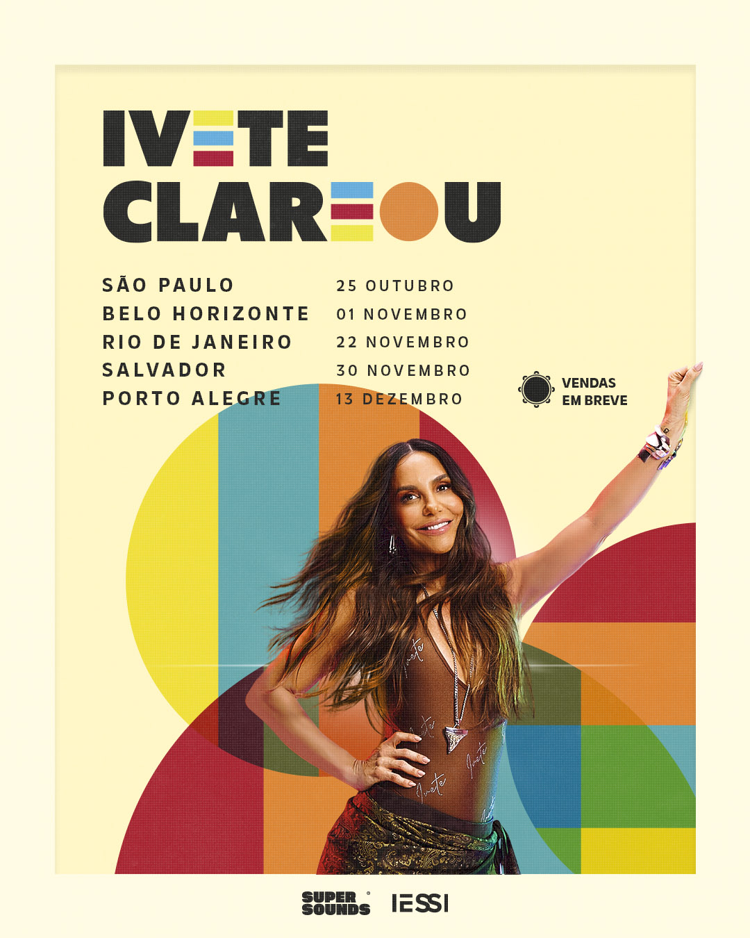 “Ivete Clareou”: Ivete Sangalo lança turnê inédita para celebrar o samba