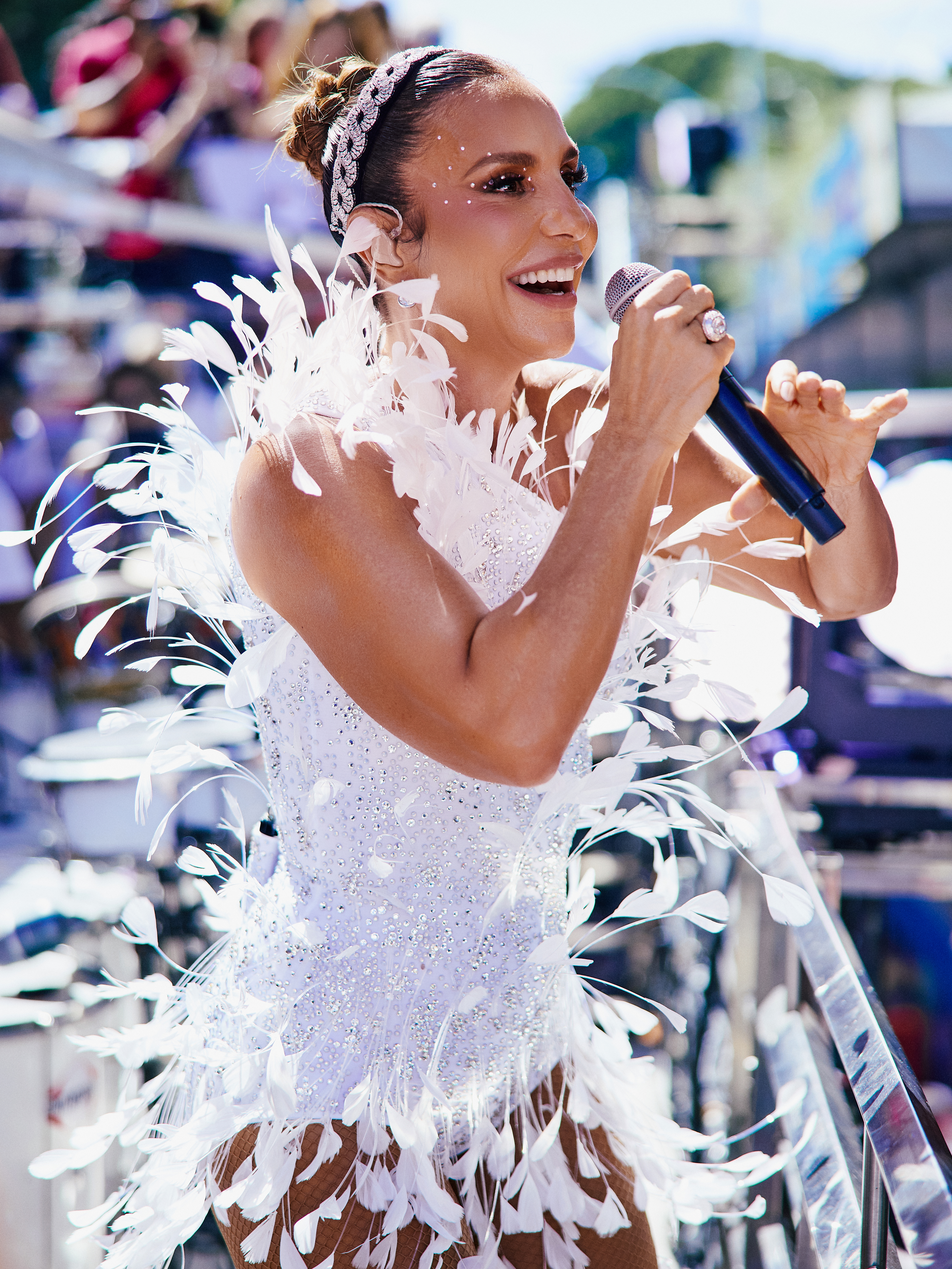 Pela primeira vez neste Carnaval, a Pipoca da Veveta desfilou no Circuito Osmar, no Campo Grande